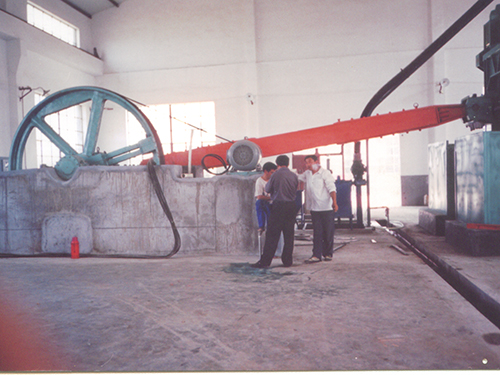 砂鋸安裝現(xiàn)場(chǎng)