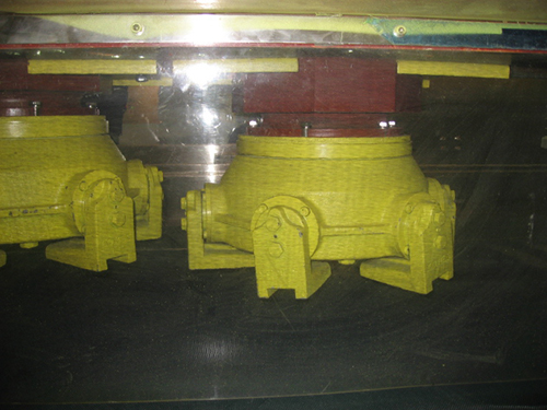 調(diào)試中的拋光磨頭